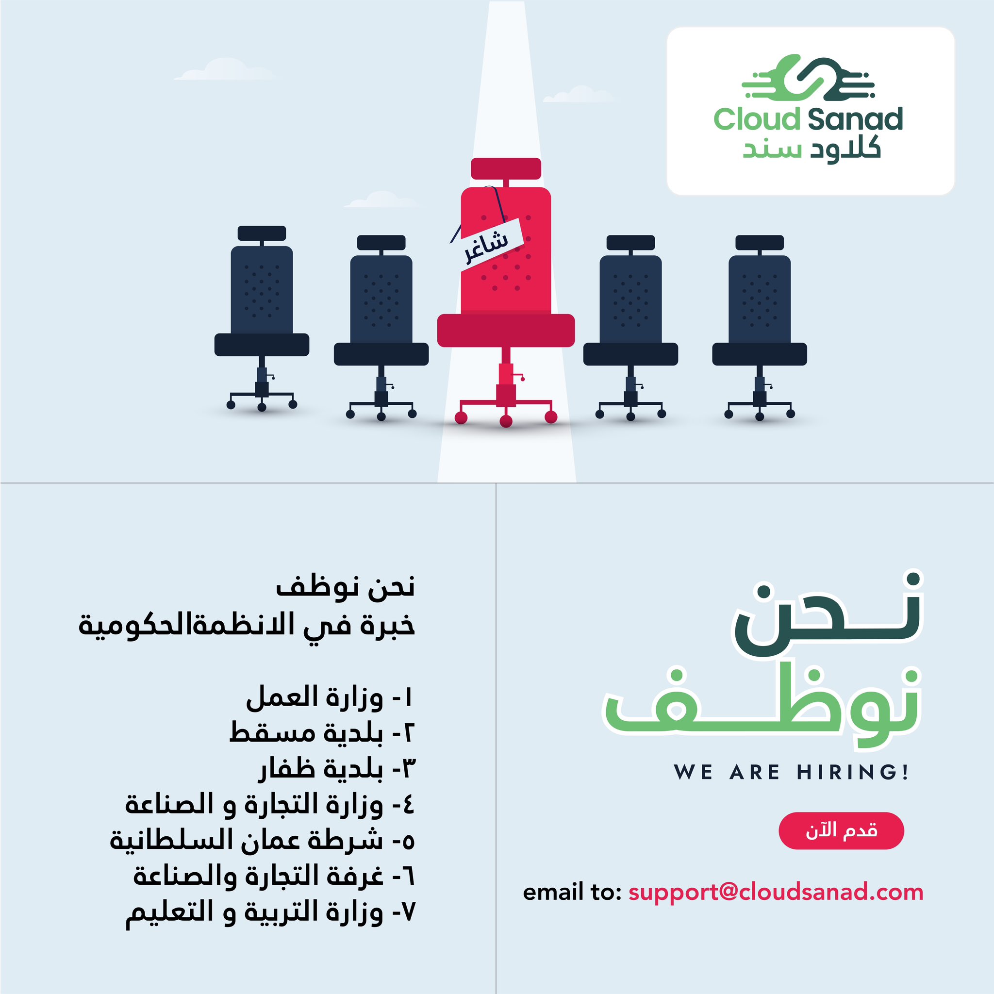 وظائف في مسقط برواتب مجزية (كلاود سند) 1